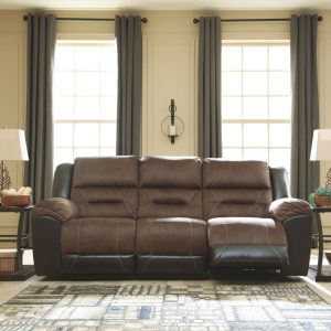 Earhart - Chestnut - Reclining Sofa