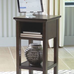Marnville - Dark Brown - Accent Table