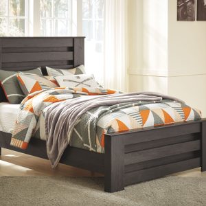 Brinxton - Black - Full Panel Bed