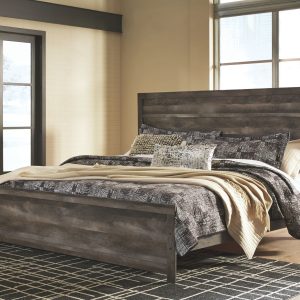 Wynnlow - Gray - King Panel Bed