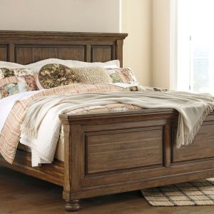 Flynnter - Medium Brown - California King Panel Bed