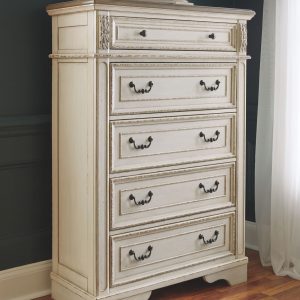 Realyn - Two-tone - Five Drawer Chest