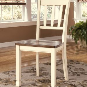 Whitesburg - Brown/Cottage White - Dining Room Side Chair each (2/CN)