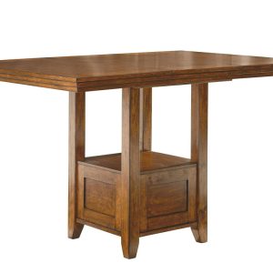 Ralene - Medium Brown - RECT DRM Counter EXT Table