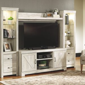 Bellaby - Whitewash - Entertainment Center - LG TV Stand