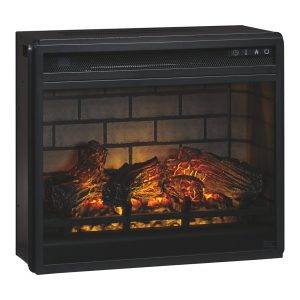 Entertainment Accessories - Black - Fireplace Insert Infrared