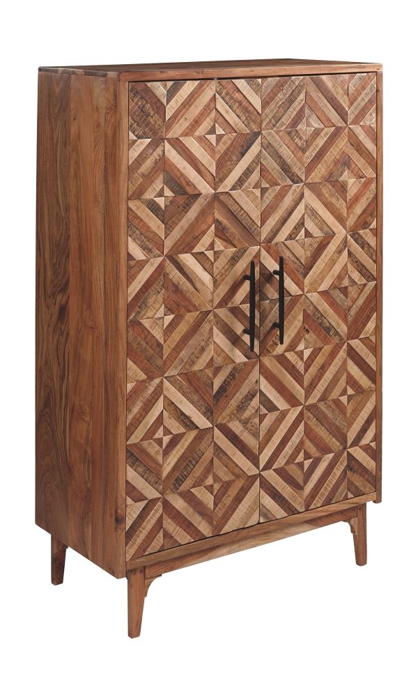 Gabinwell - Two-tone Brown - Accent Cabinet 2