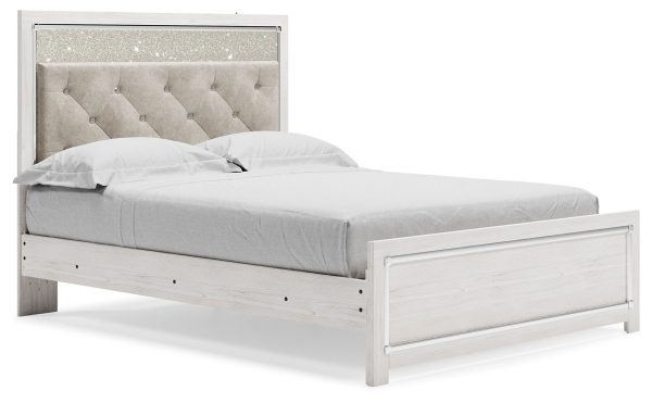 Altyra - White - Queen Panel Bed 1