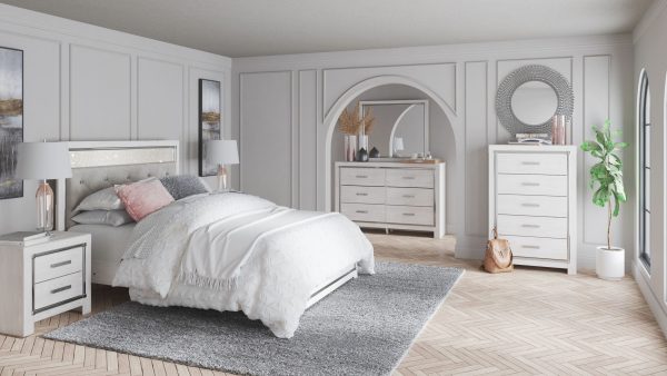 Altyra - White - Queen Panel Bed 3