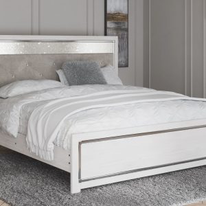 Altyra - White - King Panel Bed