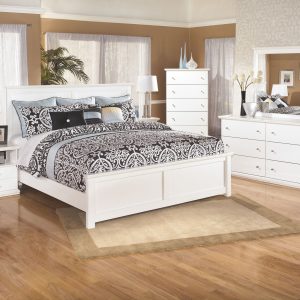 Bostwick Shoals - White - King Panel Bed 1