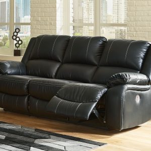Calderwell - Black - Reclining Power Sofa - 1