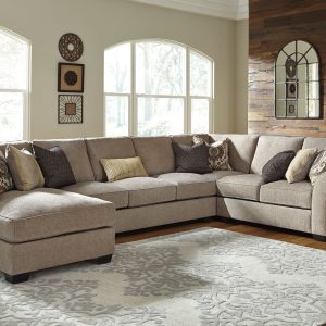 Pantomine - Driftwood - LAF Corner Chaise, Armless Sofa, Wedge, RAF Loveseat Sectional
