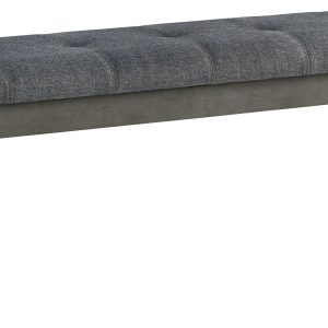 Hallanden – Two-tone Gray – Large UPH Dining Room Bench