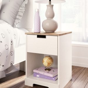 Vaibryn - Two-tone - One Drawer Night Stand