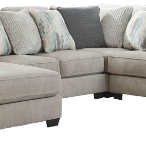 Ardsley - Pewter - Left Arm Facing Chaise 4 Pc Sectional