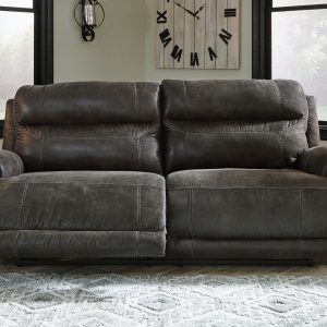 Grearview - Charcoal - 2 Seat PWR REC Sofa ADJ HDREST-1
