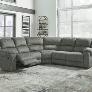 Goalie - Pewter - Left Arm Facing Zero Wall Recliner, Armless Recliner, Wedge, Armless Chair, Right Arm Facing Zero Wall Recliner Sectional