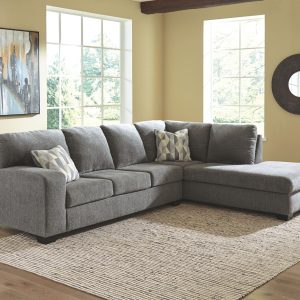 Dalhart - Charcoal - Left Arm Facing Sofa, Right Arm Facing Corner Chaise Sectional