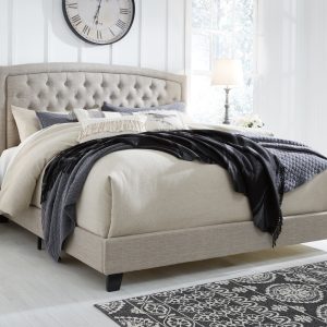 Jerary - Gray - Queen Upholstered Bed-1
