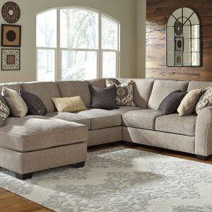Pantomine - Driftwood - LAF Corner Chaise, Armless Loveseat, Wedge, RAF Loveseat Sectional