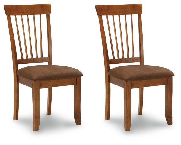 Berringer - Rustic Brown - Dining Uph Side Chair (Set of 2)-1