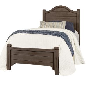 Bungalow Twin Arched Bed Finish Shown - Folkstone(Driftwood)