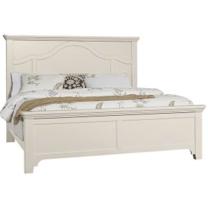 Bungalow Queen Mantel Bed Finish Shown - Lattice (Soft White)