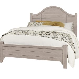 Bungalow Queen Arched Bed Finish Shown - Dover Grey/Folkstone (Two Tone)