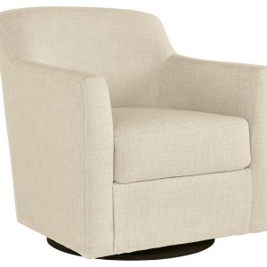 Bradney - Linen - Swivel Accent Chair