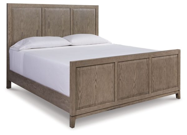 Chrestner - Gray - Queen Panel Bed