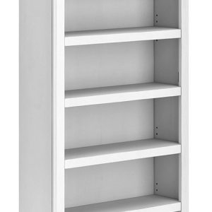 Kanwyn - Whitewash - Large Bookcase-1