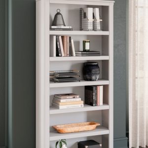 Kanwyn - Whitewash - Large Bookcase