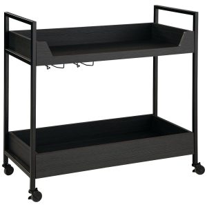 Yarlow - Black / Gray - Bar Cart
