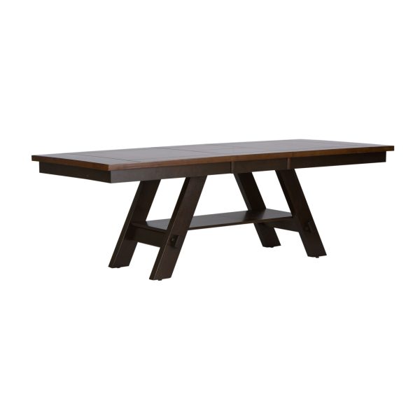 Lawson - 7 Piece Rectangular Table Set - Dark Brown-3