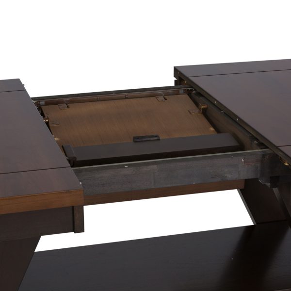 Lawson - 7 Piece Rectangular Table Set - Dark Brown-5