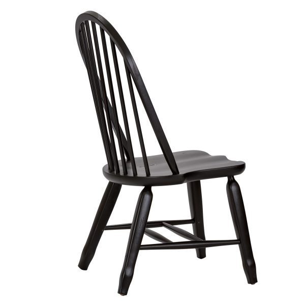 Treasures - Bow Back Side Chair - Black -5