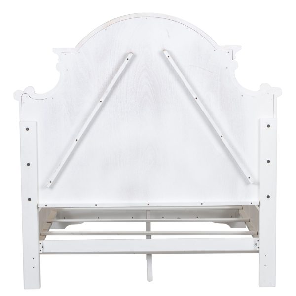 Magnolia Manor - California King Panel Bed - White-4
