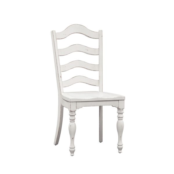 Magnolia Manor - 6 Piece Leg Table Set - White-5