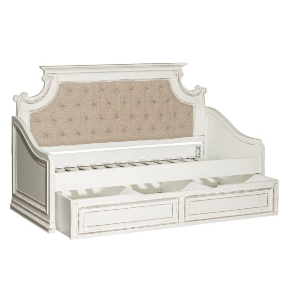 Magnolia Manor - Twin Daybed With Trundle - White-3
