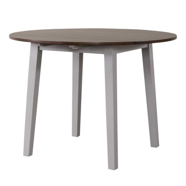 Thornton - 3 Piece Drop Leaf Table Set - Gray -1