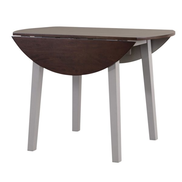 Thornton - 3 Piece Drop Leaf Table Set - Gray -2