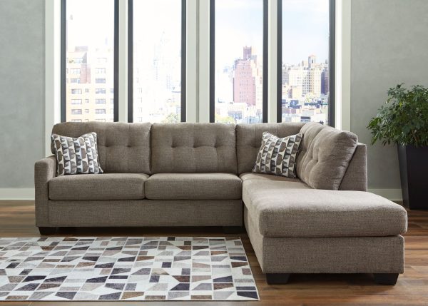 Mahoney - Chocolate - 2-Piece Sectional With Raf Corner Chaise