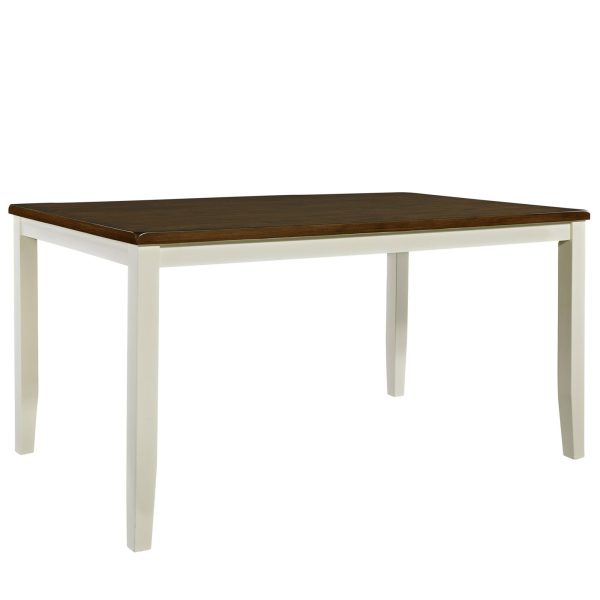 Thornton - 7 Piece Rectangular Table Set - Cream -3