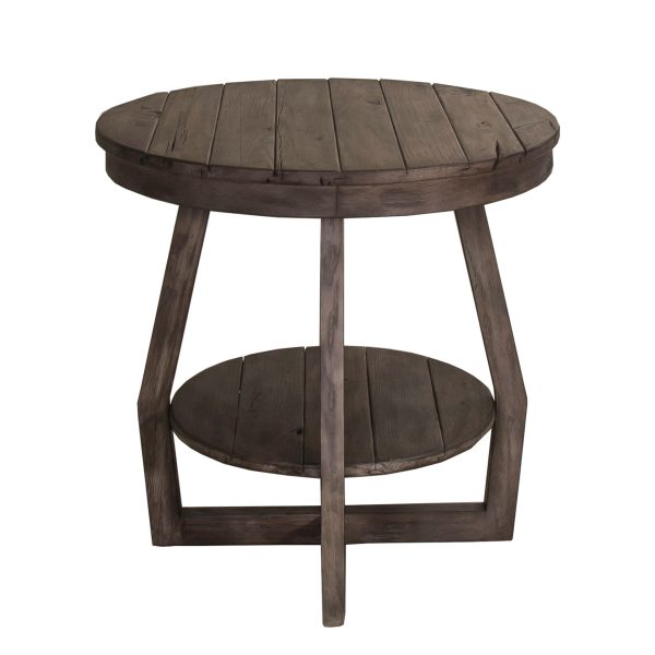 Hayden Way - End Table - Washed Gray-1
