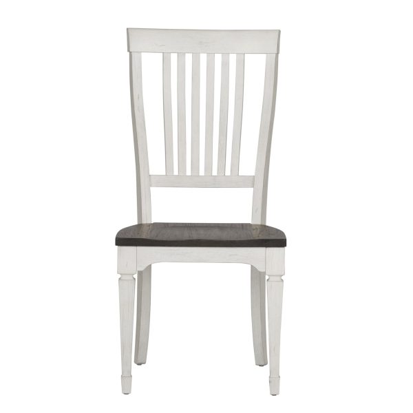 Allyson Park - Slat Back Side Chair - White-2