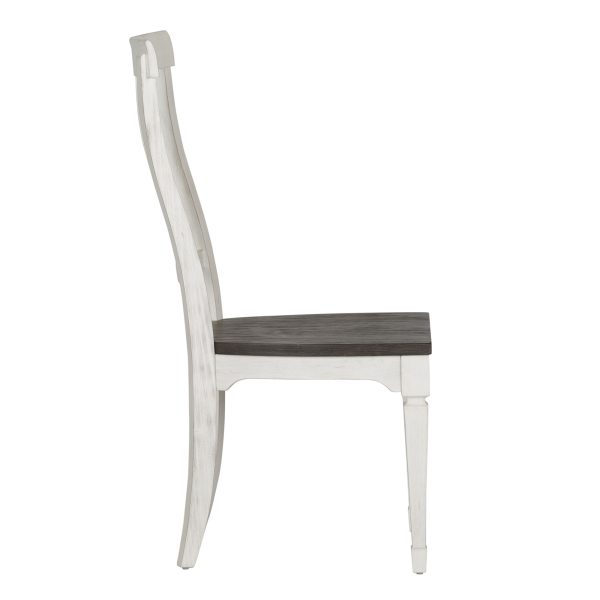 Allyson Park - Slat Back Side Chair - White-3