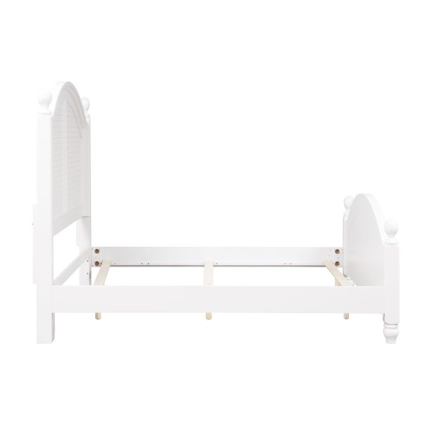 Summer House - Queen Poster Bed - White -3