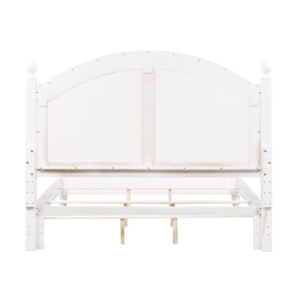 Summer House - Queen Poster Bed - White -4