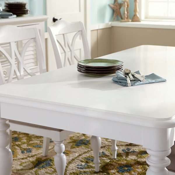 Summer House - 6 Piece Rectangular Table Set - Oyster White -1